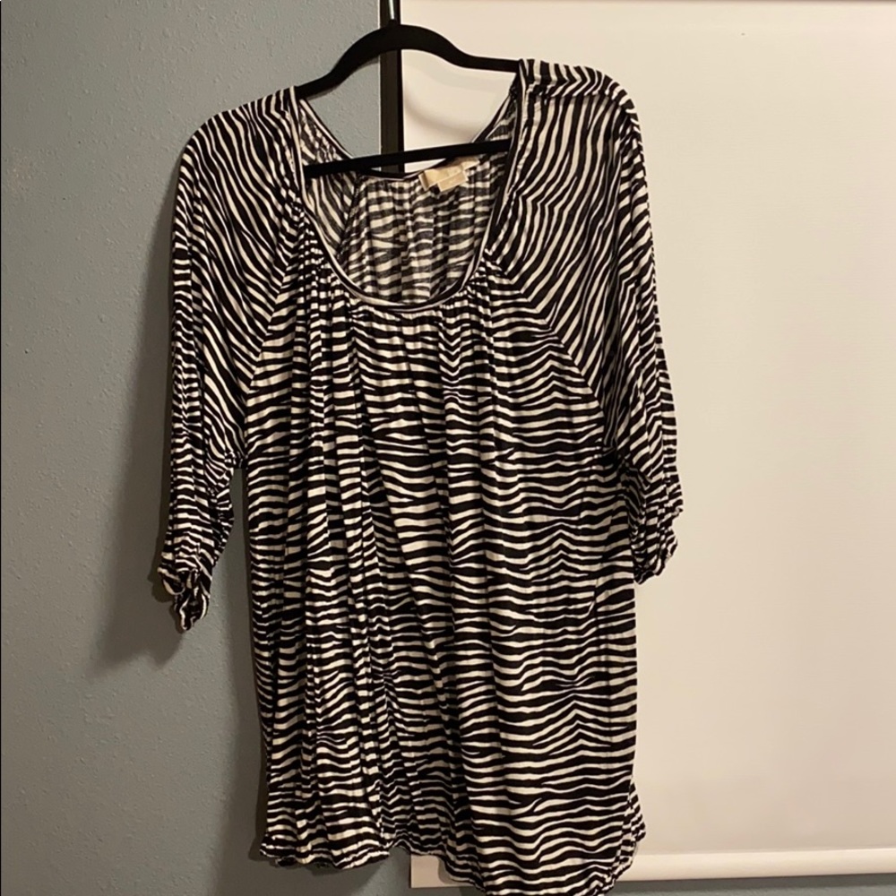 Michael Kors zebra print blouse